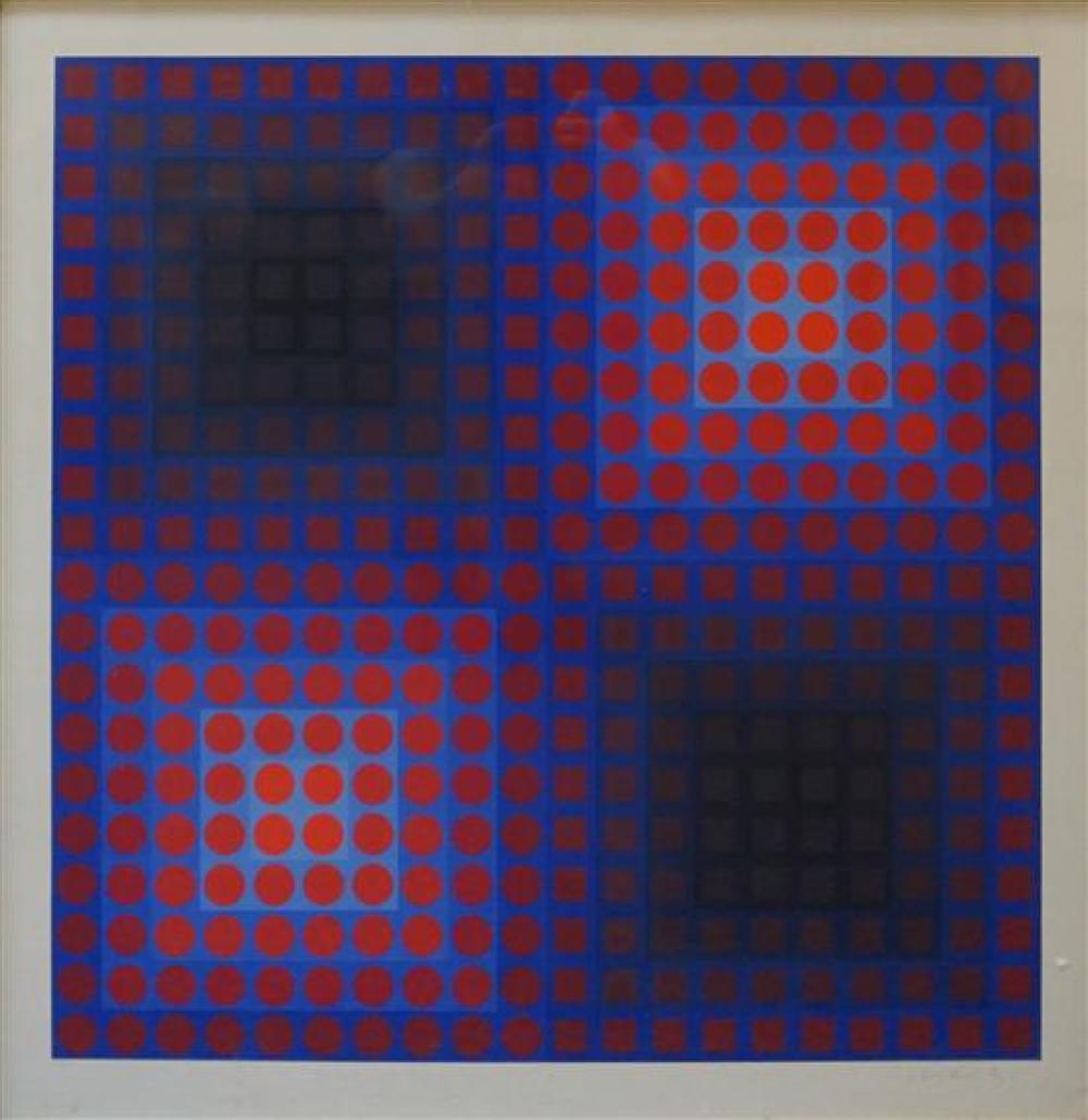 VICTOR VASARELY (HUNGARIAN/ FRENCH
