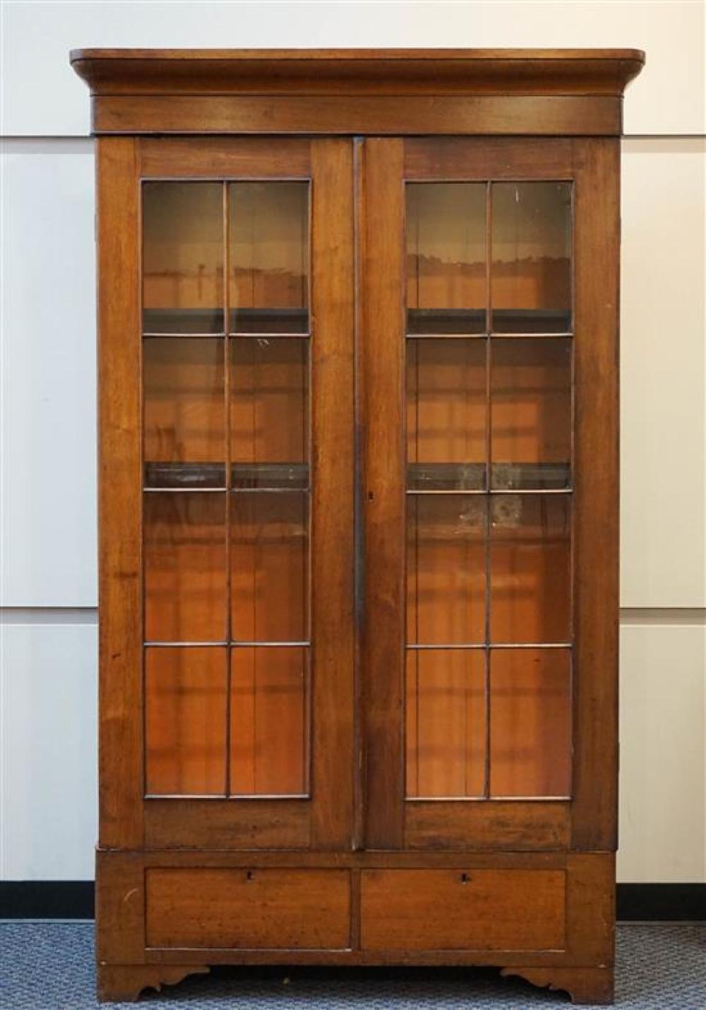 VICTORIAN TWO-PART MAHOGANY DOUBLE