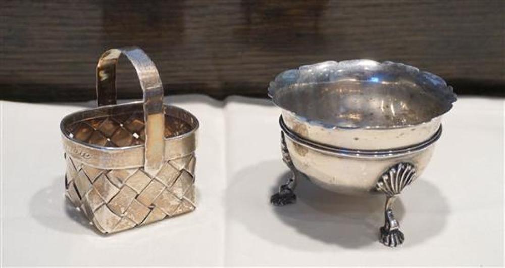 CARTIER STERLING BASKET AND ENGLISH