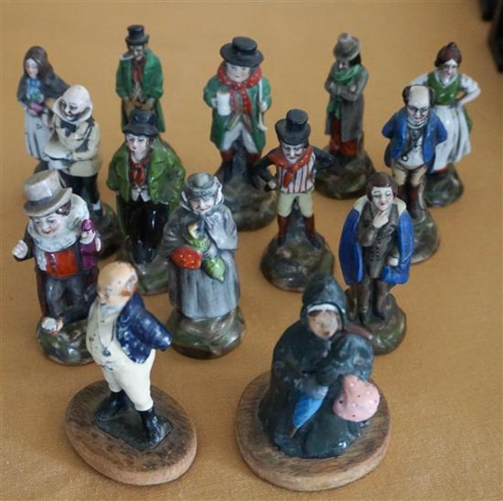 FOURTEEN ASSORTED PORCELAIN FIGURINESFourteen 320128