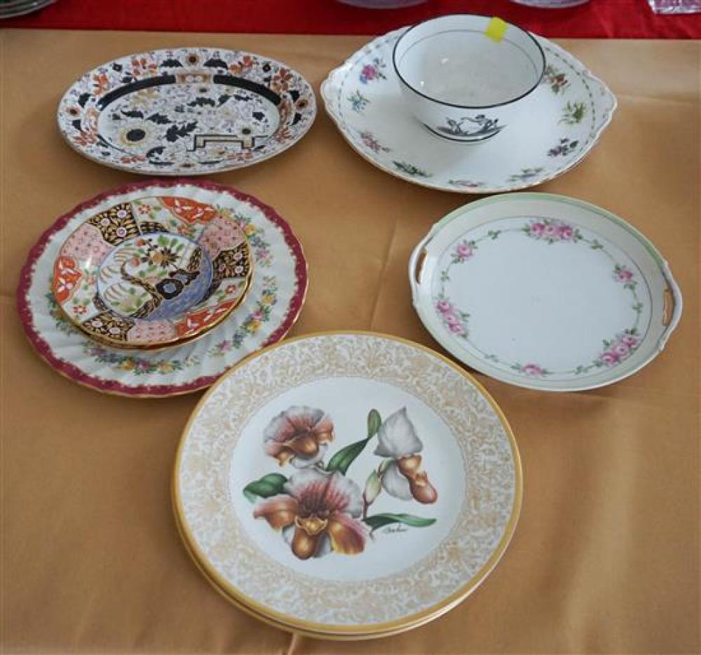 NINE ENGLISH AND OTHER PORCELAIN