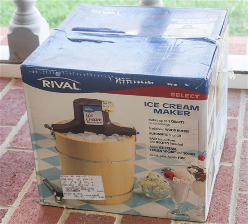 RIVAL ICE CREAM MAKERRival Ice Cream