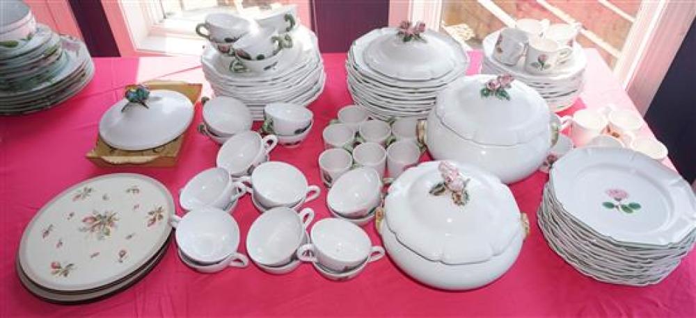 FRENCH FAIENCE DINNER SERVICEFrench