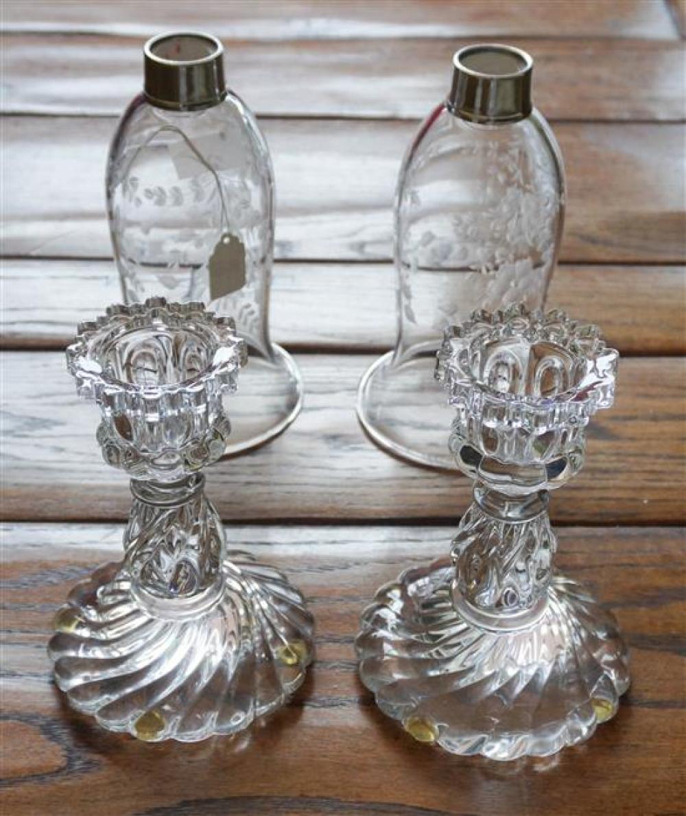 PAIR SAINT LOUIS CRYSTAL   3201c8