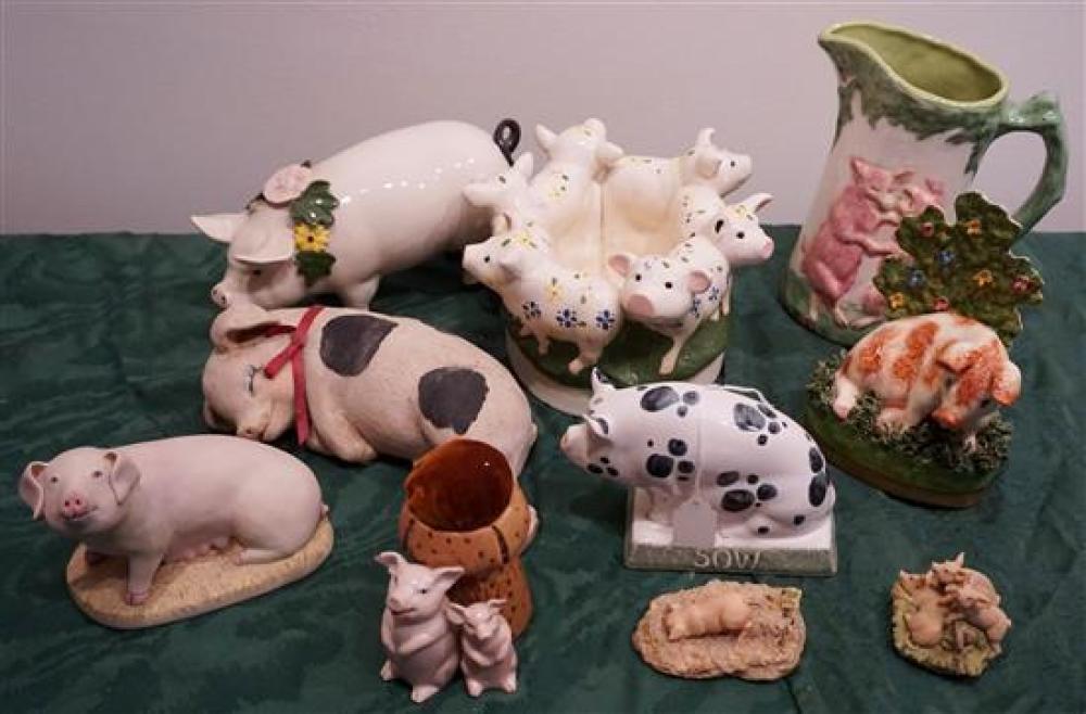 GROUP OF ASSORTED CERAMIC AND COMPOSITION