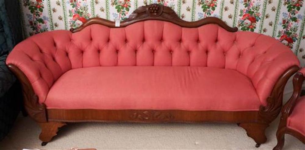 VICTORIAN ROCOCO WALNUT AND UPHOLSTERED 320259