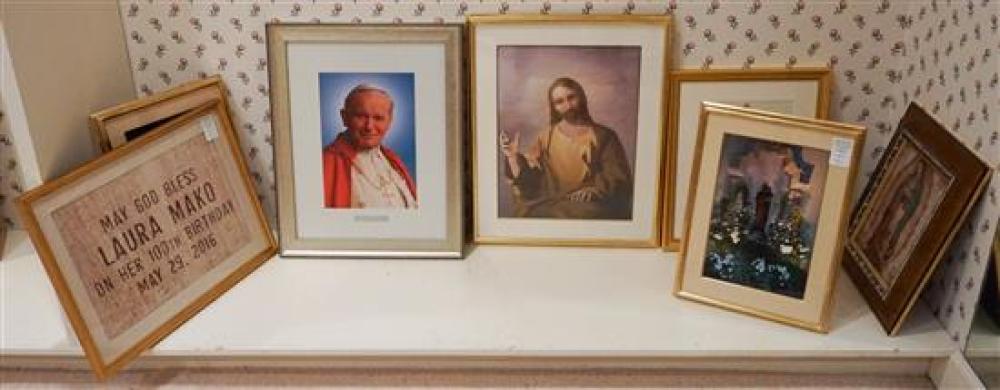 FRAMED RELIGIOUS AND OTHER PICTURESFramed