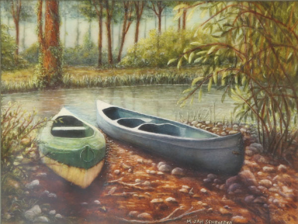 M. Jan Schroeder "Canoes Along