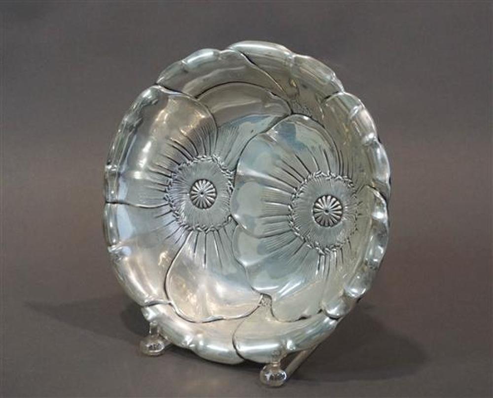 WALLACE STERLING LILY PAD BOWL, 16
