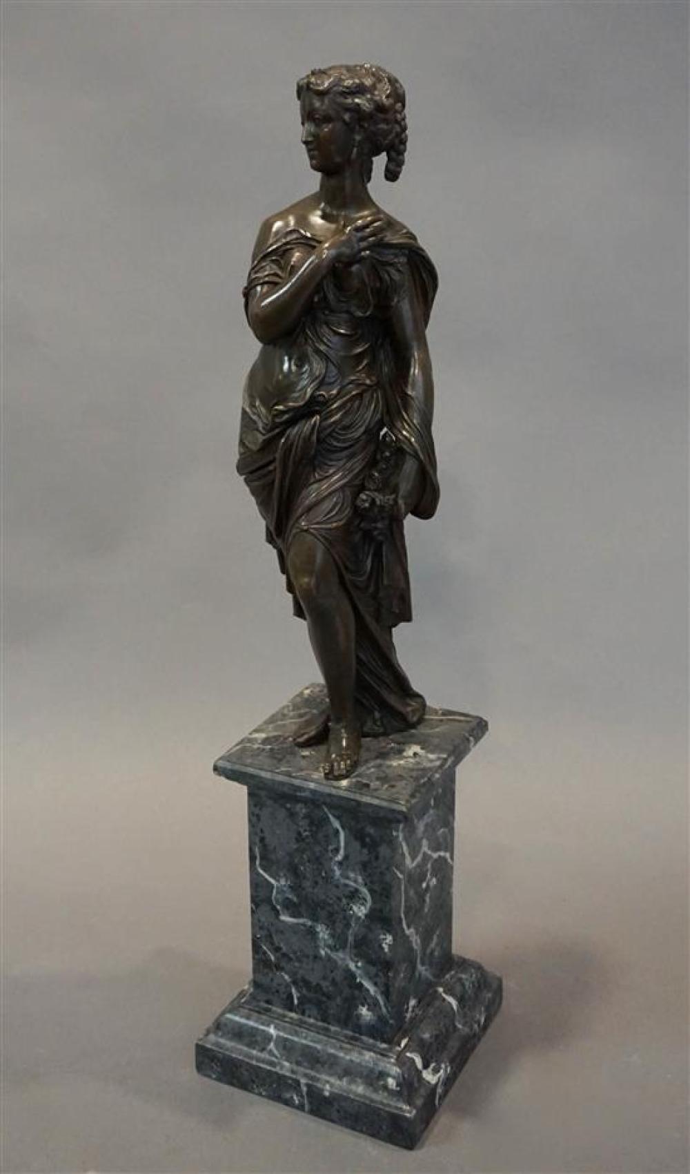 BRONZE OF A CLASSICAL MAIDEN ON 320331