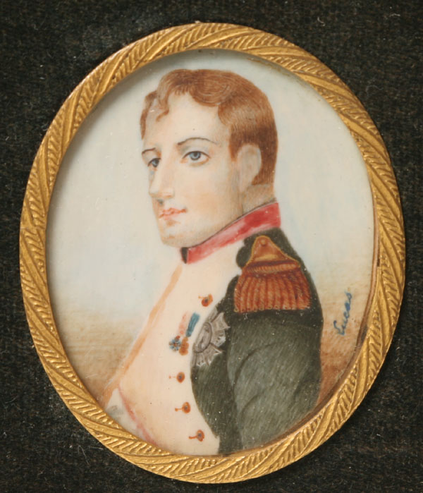 Napoleonic miniature ivory portrait 50052