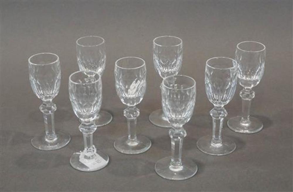 SET OF EIGHT WATERFORD CUT CRYSTAL