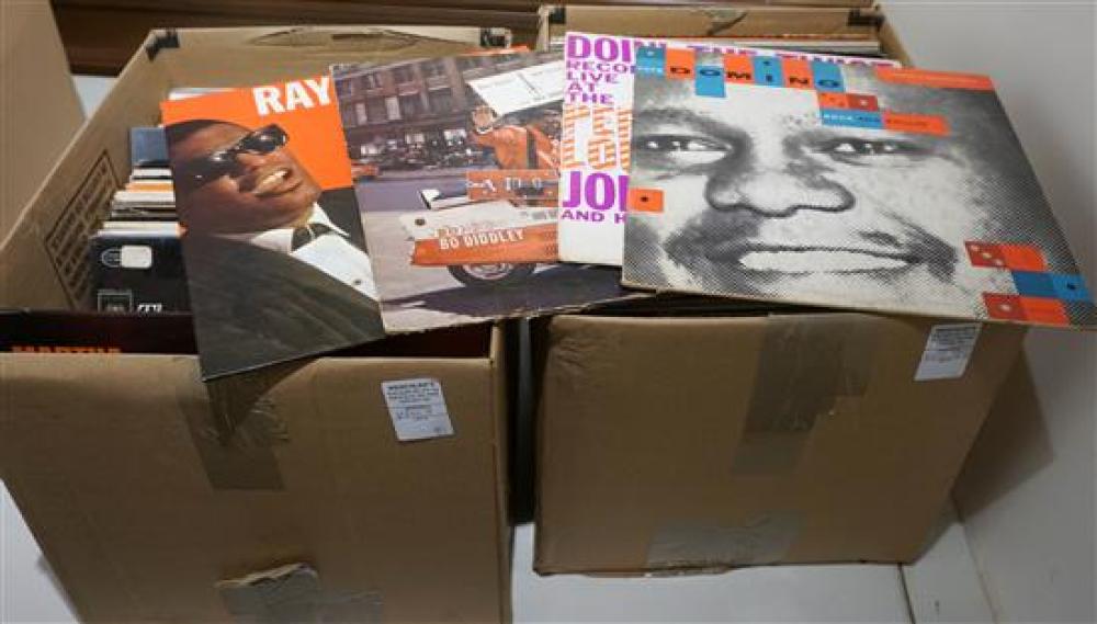 TWO BOXES OF LONG PLAYING RECORDS  3204f5