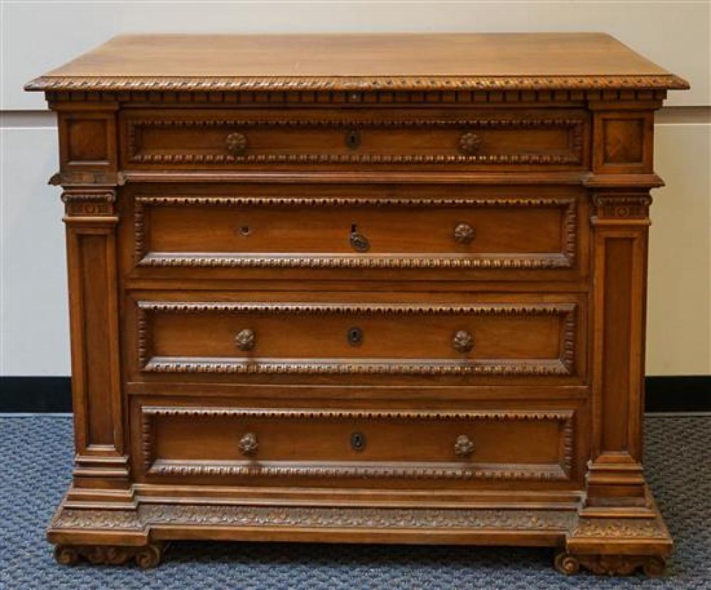 RENAISSANCE REVIVAL STYLE WALNUT