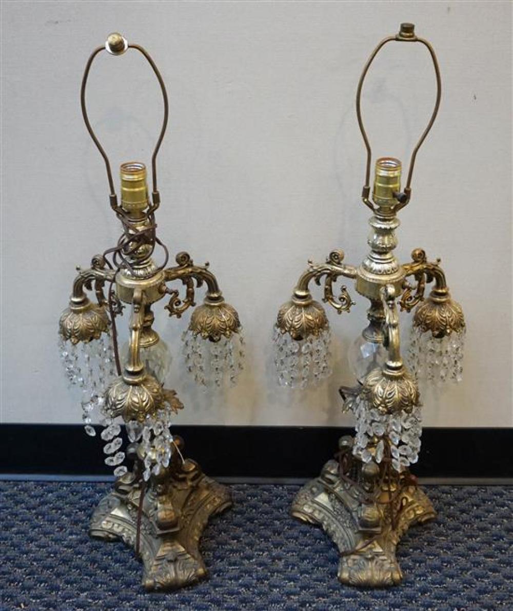 PAIR OF NEOCLASSICAL STYLE PATINATED 320536