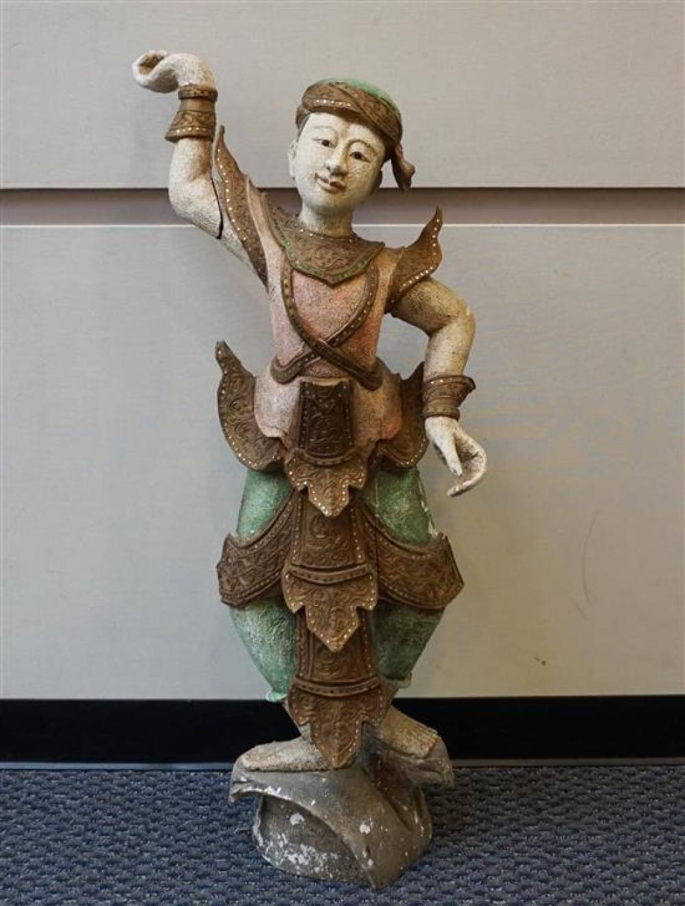 DECORATED PLASTER FIGURE AS IS  320554