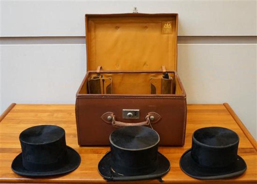 THREE GENTLEMAN'S BEAVER HATS IN