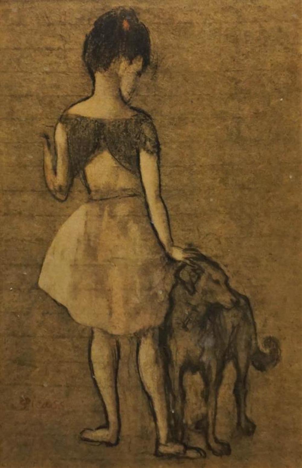 AFTER PICASSO, LITTLE GIRL WITH