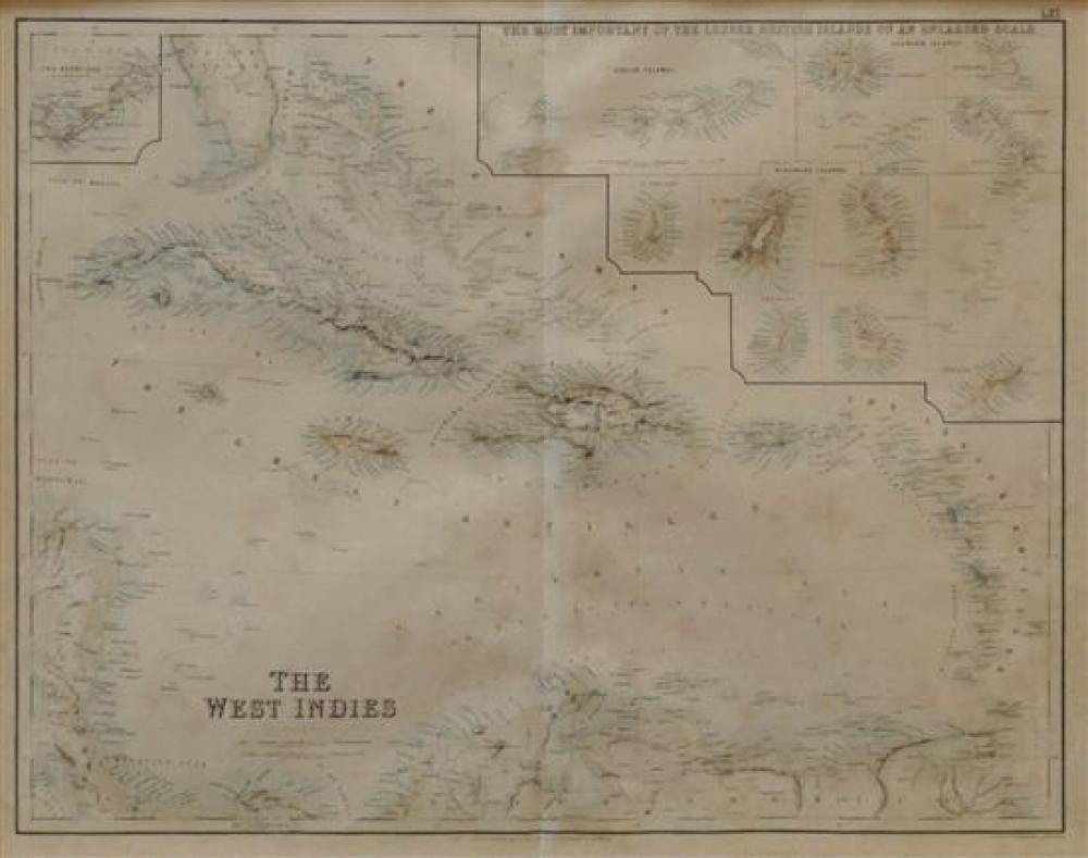 MAP OF THE WEST INDIES BY G  32062e