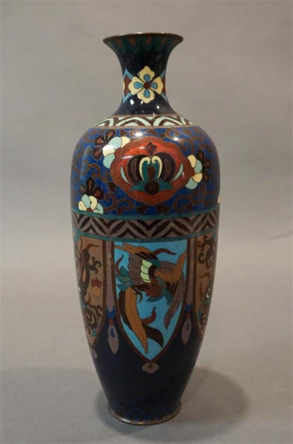 CHINESE CLOISONNé VASE, HEIGHT: