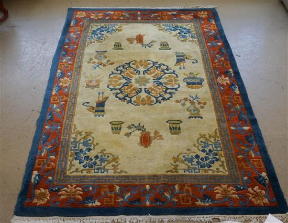 CHINESE RUG, 9 FT 2 IN X 6 FTChinese