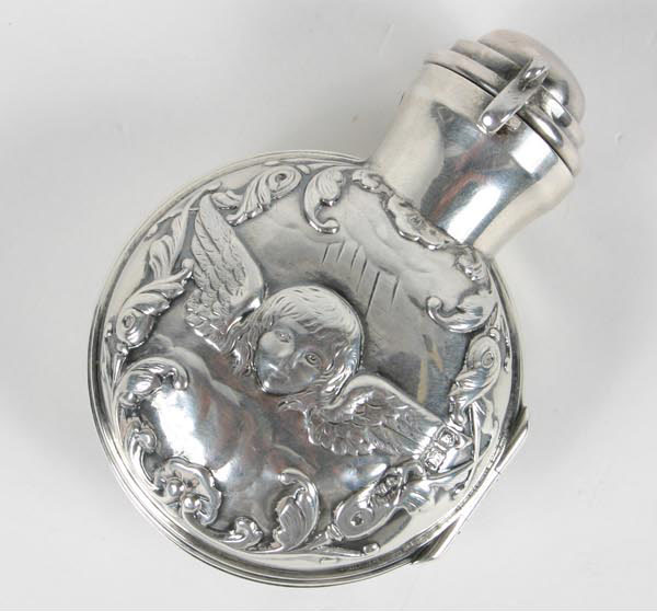 English sterling perfume bottle with