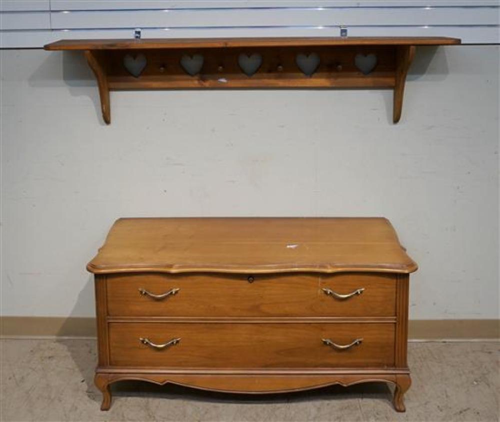 LANE CEDAR LINED BLANKET CHEST AND A