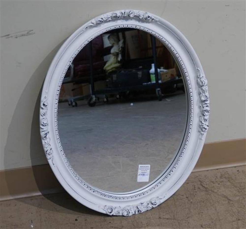 WHITE ENAMEL FRAME MIRROR 23 1 4 3207be