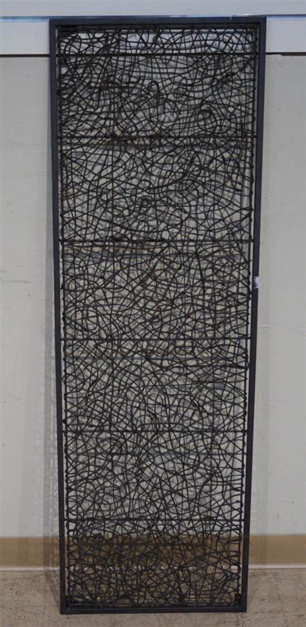 PAIR OF WICKER WALL SCULPTURES  3207eb