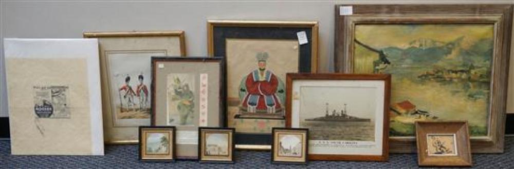 COLLECTION OF ASSORTED FRAMED WORKS 320874