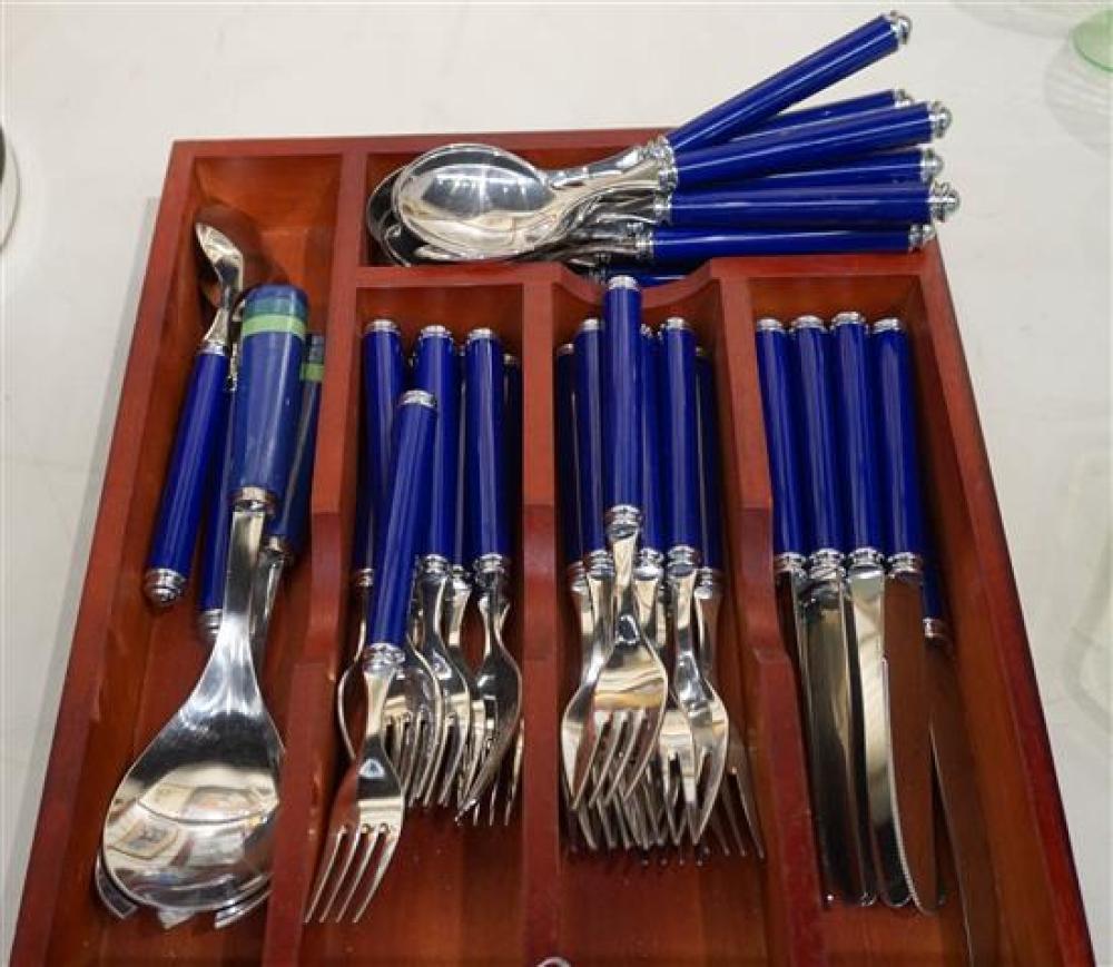 STAINLESS STEEL BLUE HANDLE FLAT