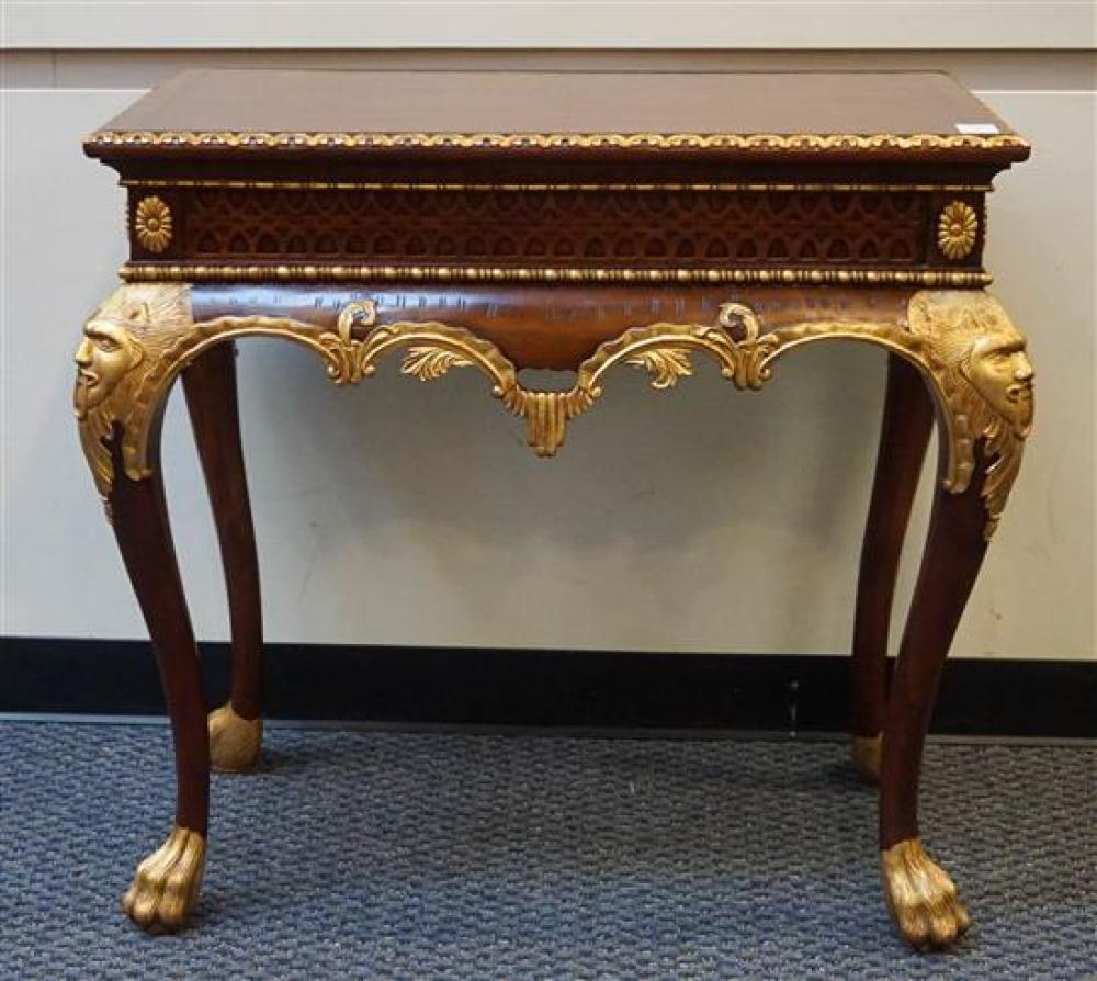 GEORGE III STYLE PARCEL GILT MAHOGANY 3208c9