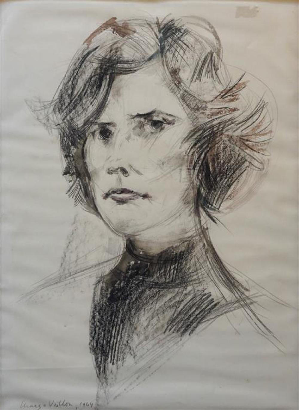 MARGOT VEILLON (SWISS 1907-2003), PORTRAIT