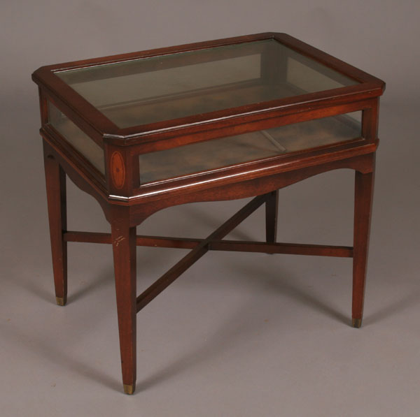 Wooden display/specimen table;