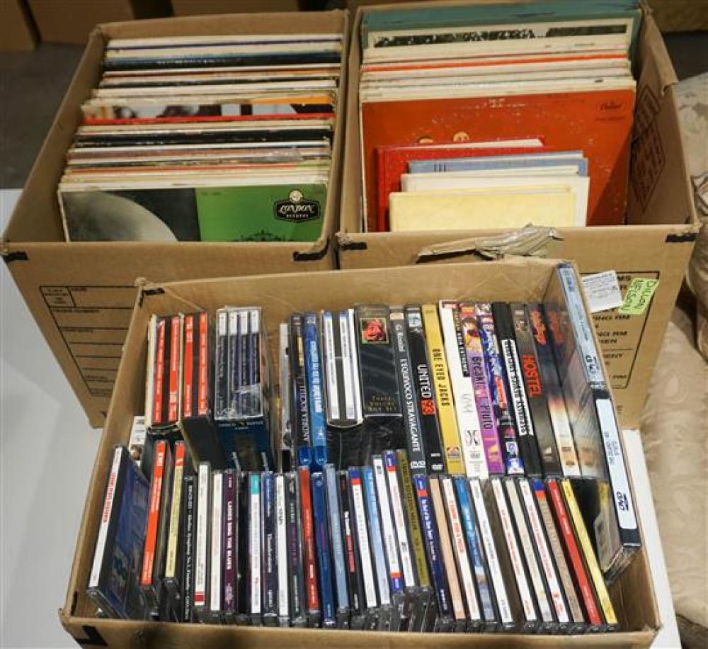 TWO BOXES WITH LONG PLAYING RECORDS 32094d