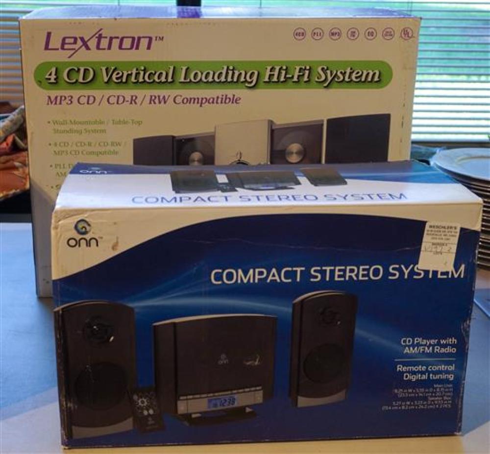 ONN COMPACT DISC SYSTEM AND LEXTRON 320956