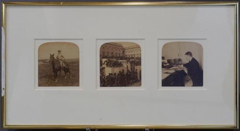 THREE BLACK AND WHITE STEREOGRAPHS