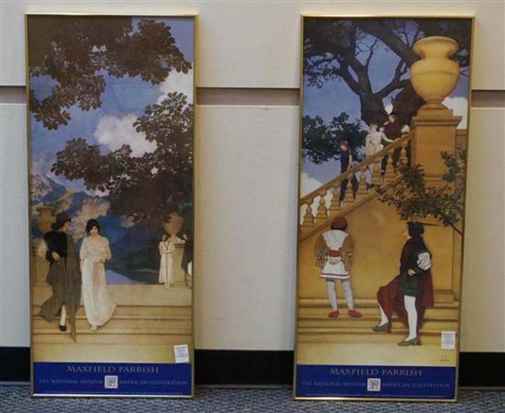 PAIR FRAMED POSTERS OF MAXFIELD