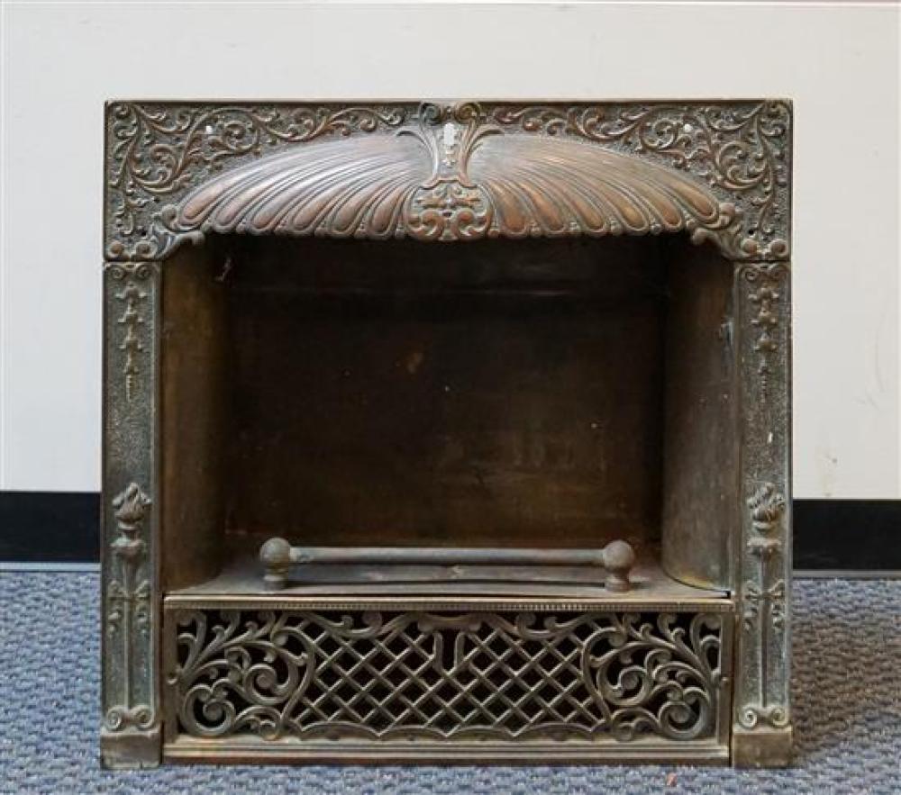 ART NOUVEAU STYLE BRASS FIREPLACE 320ab1