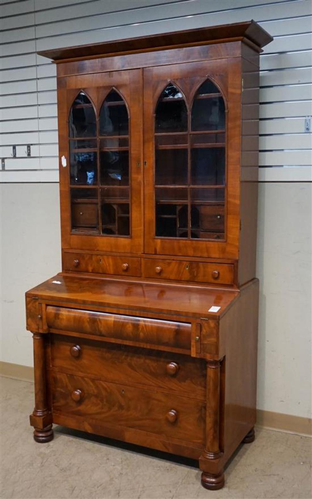 CLASSICAL GOTHIC REVIVAL MAHOGANY