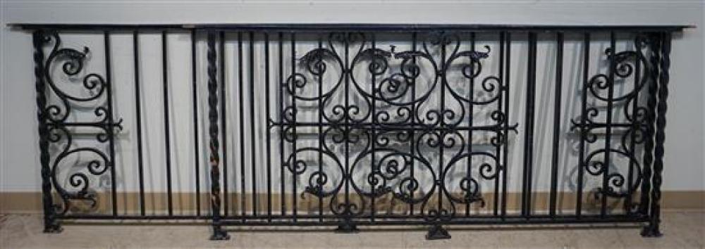 PAIR BLACK PAINTED WROUGHT IRON 320afe