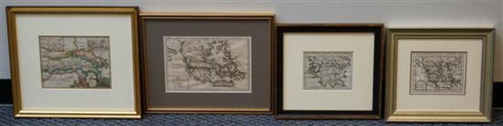 FOUR ENGRAVED MAPS OF ANCIENT GREECE  320b28