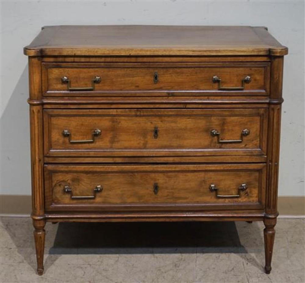 LOUIS XVI WALNUT COMMODE, HEIGHT: