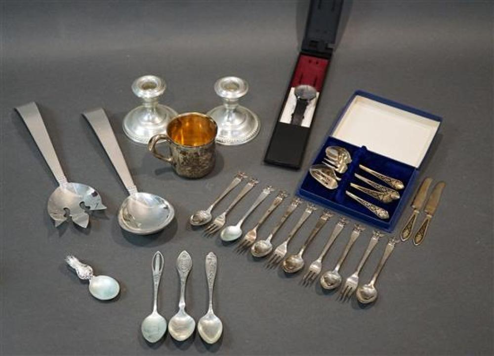SET WITH 11 SIAM STERLING SILVER