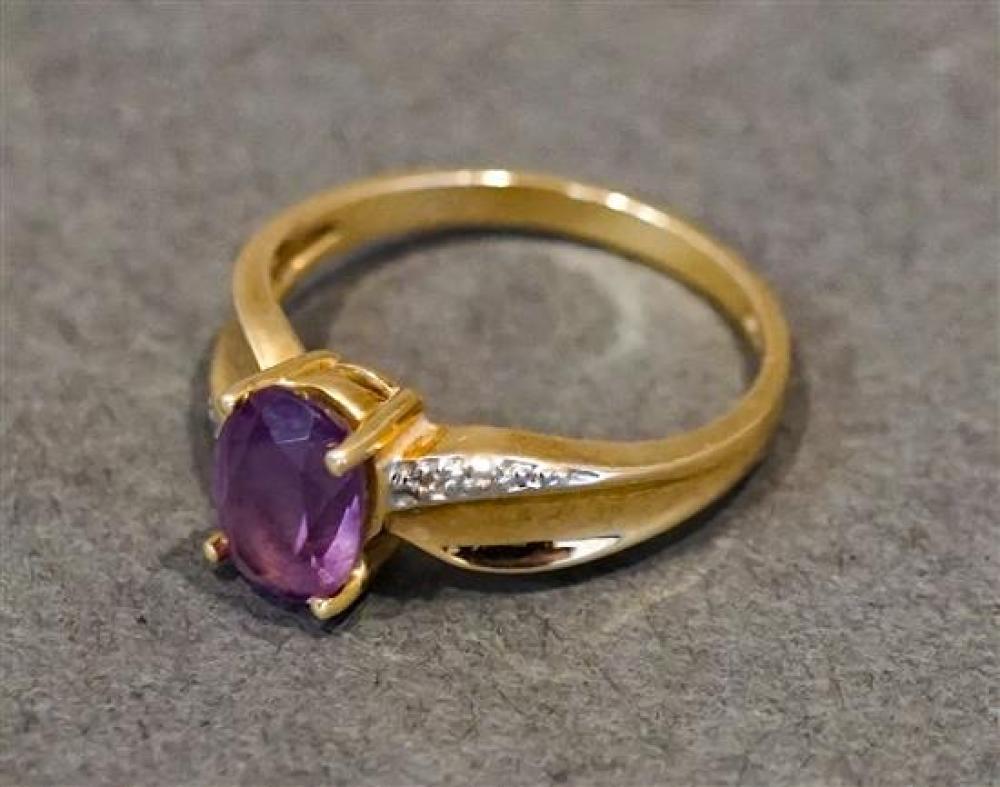 14 KARAT YELLOW GOLD AMETHYST 320b94