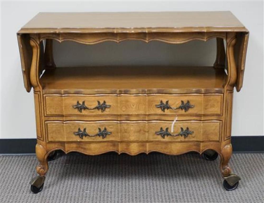 PROVINCIAL STYLE WALNUT DROP-LEAF SERVER