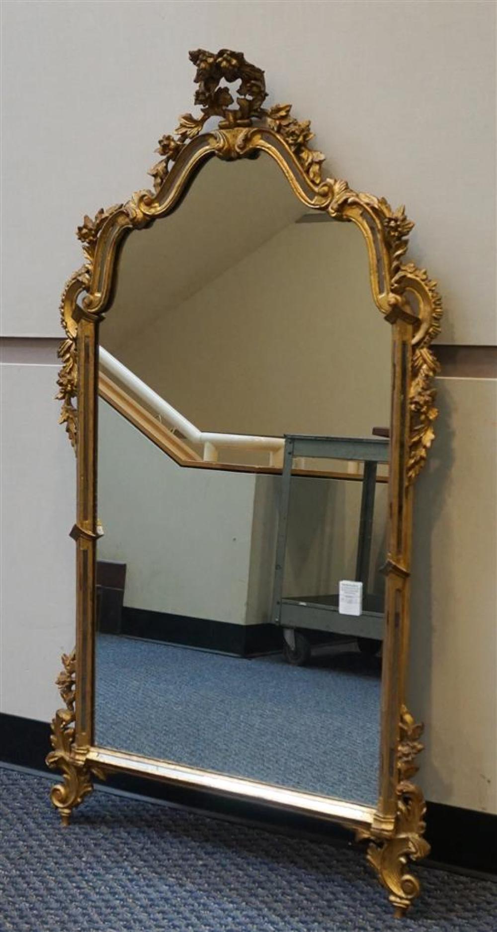LOUIS XV STYLE GILT DECORATED MIRROR  320c0a
