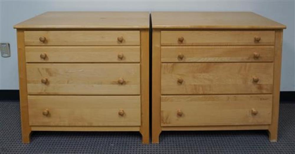 PAIR STANLEY CHERRY FOUR DRAWER 320c61