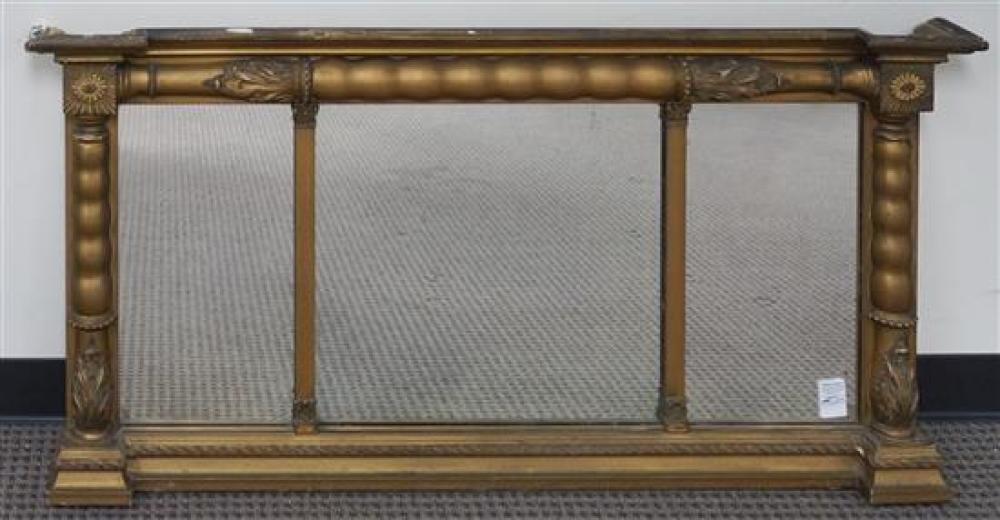 CLASSICAL GILT GESSO WOOD OVERMANTLE