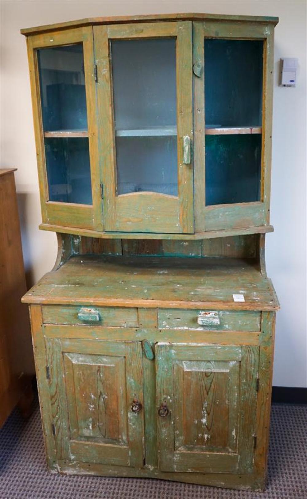 EARLY AMERICAN DISTRESSED GREEN 320c6d